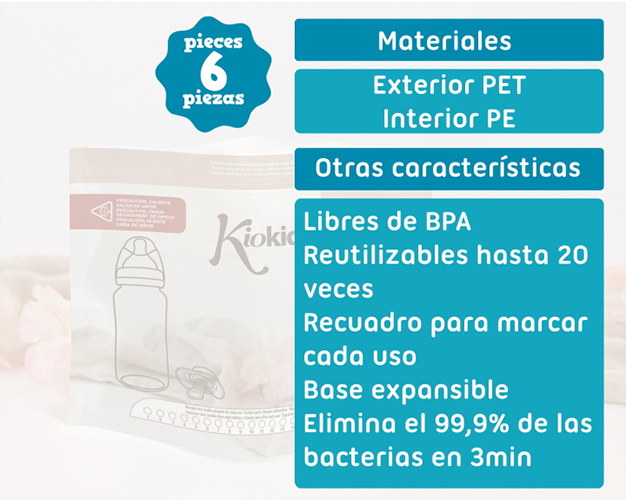 Bolsas de esteriización 6u.
